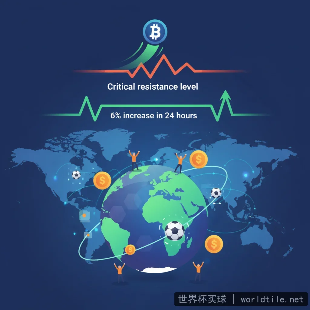比特币价格突破关键阻力位，24小时内上涨6%